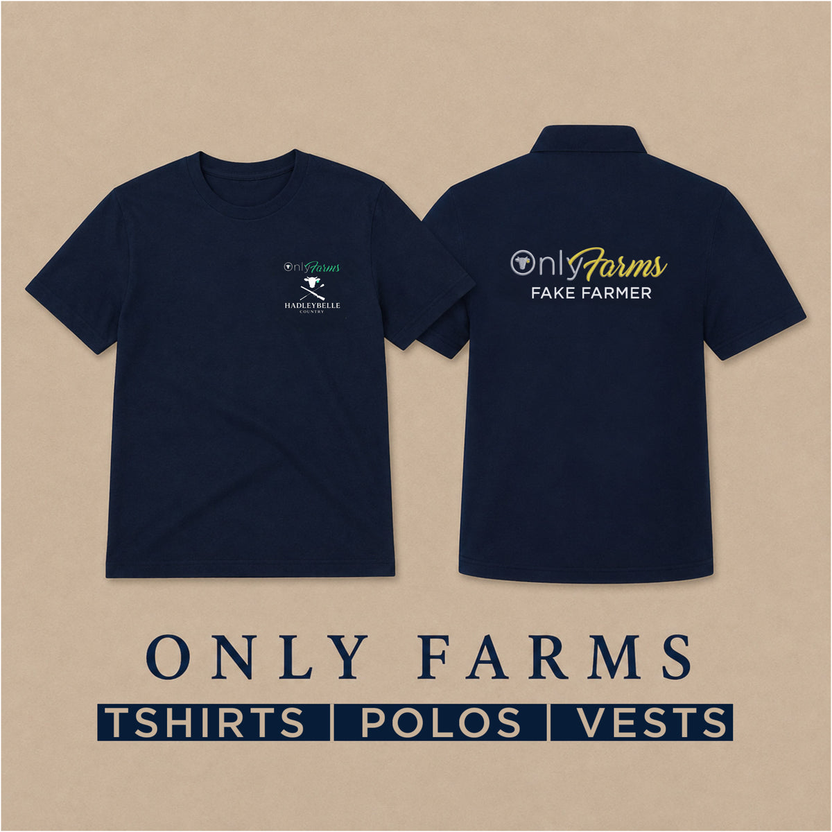 Only Farms: Tshirts | Polos | Vests