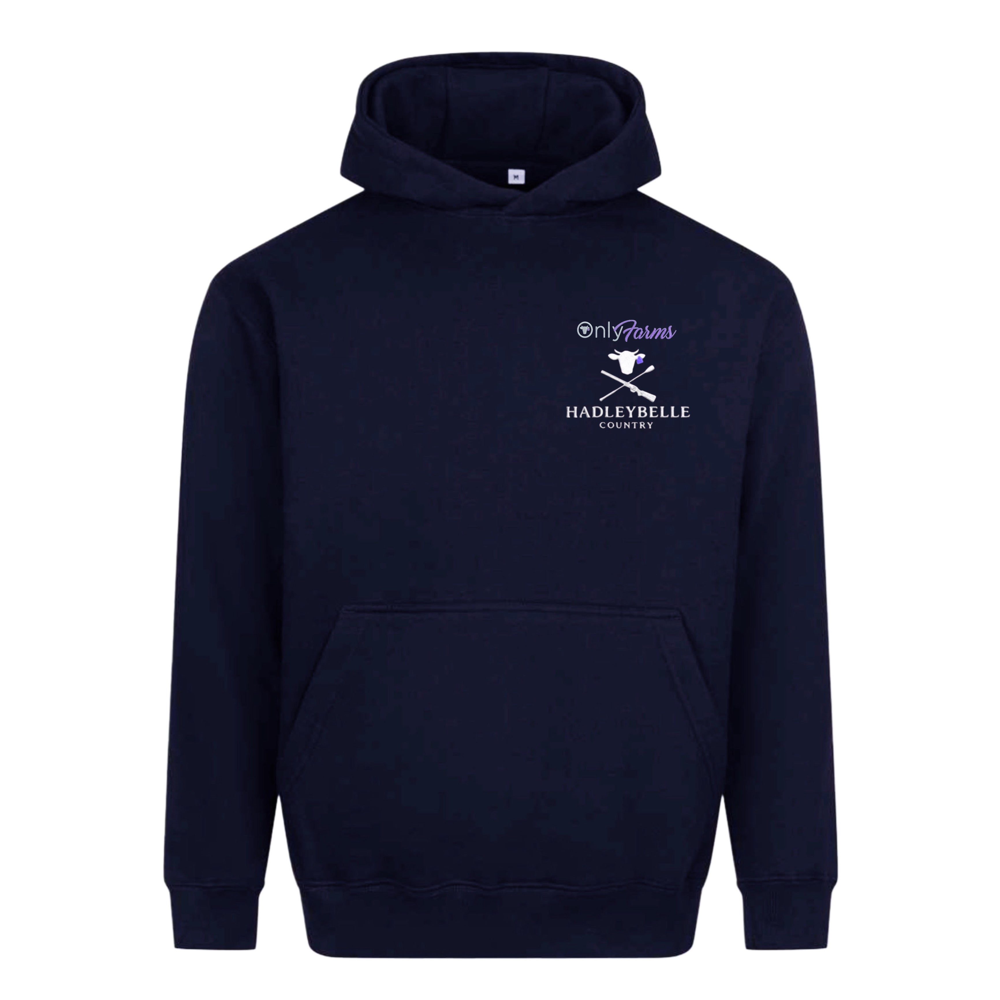 Only Farms basic navy hoodie