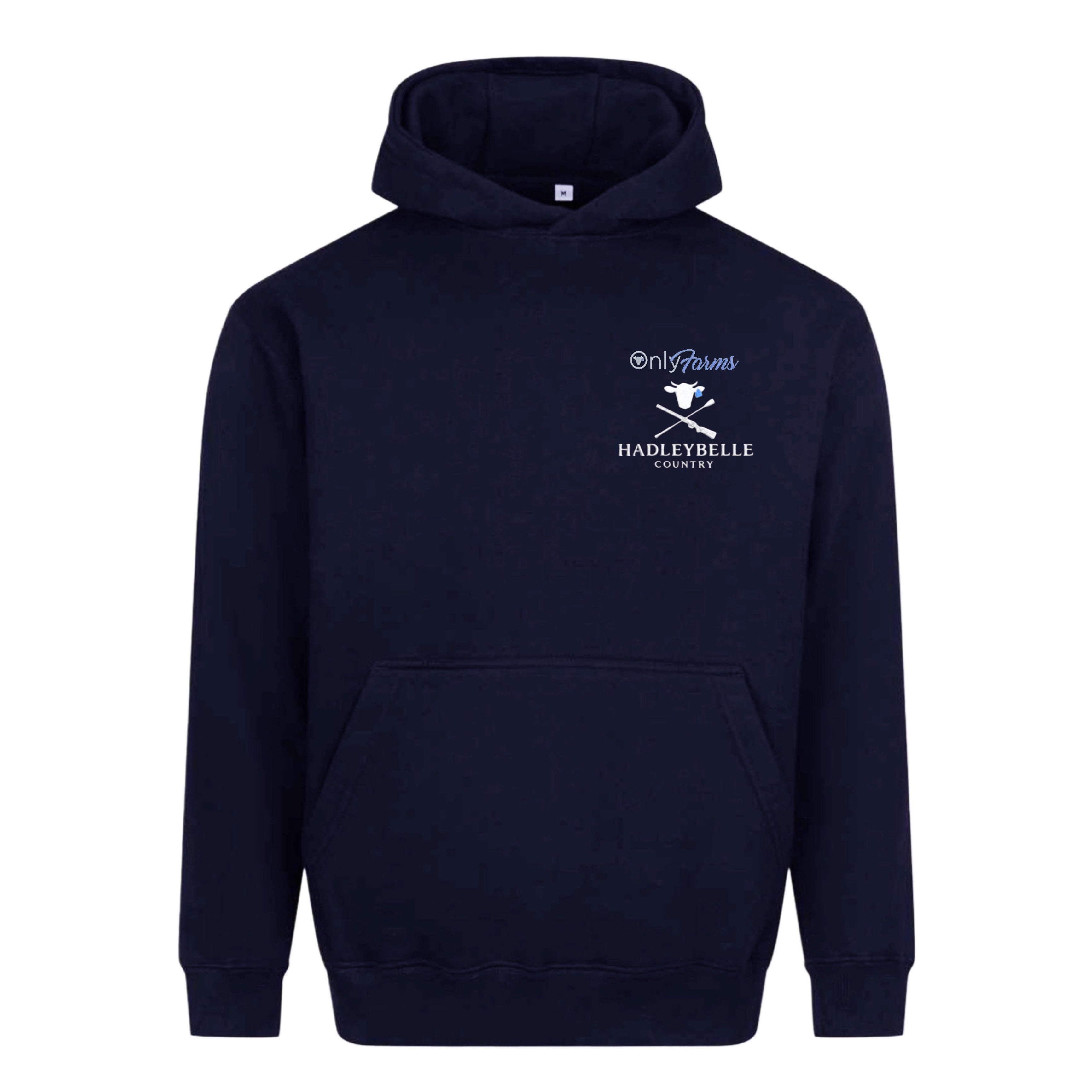 Only Farms basic navy hoodie