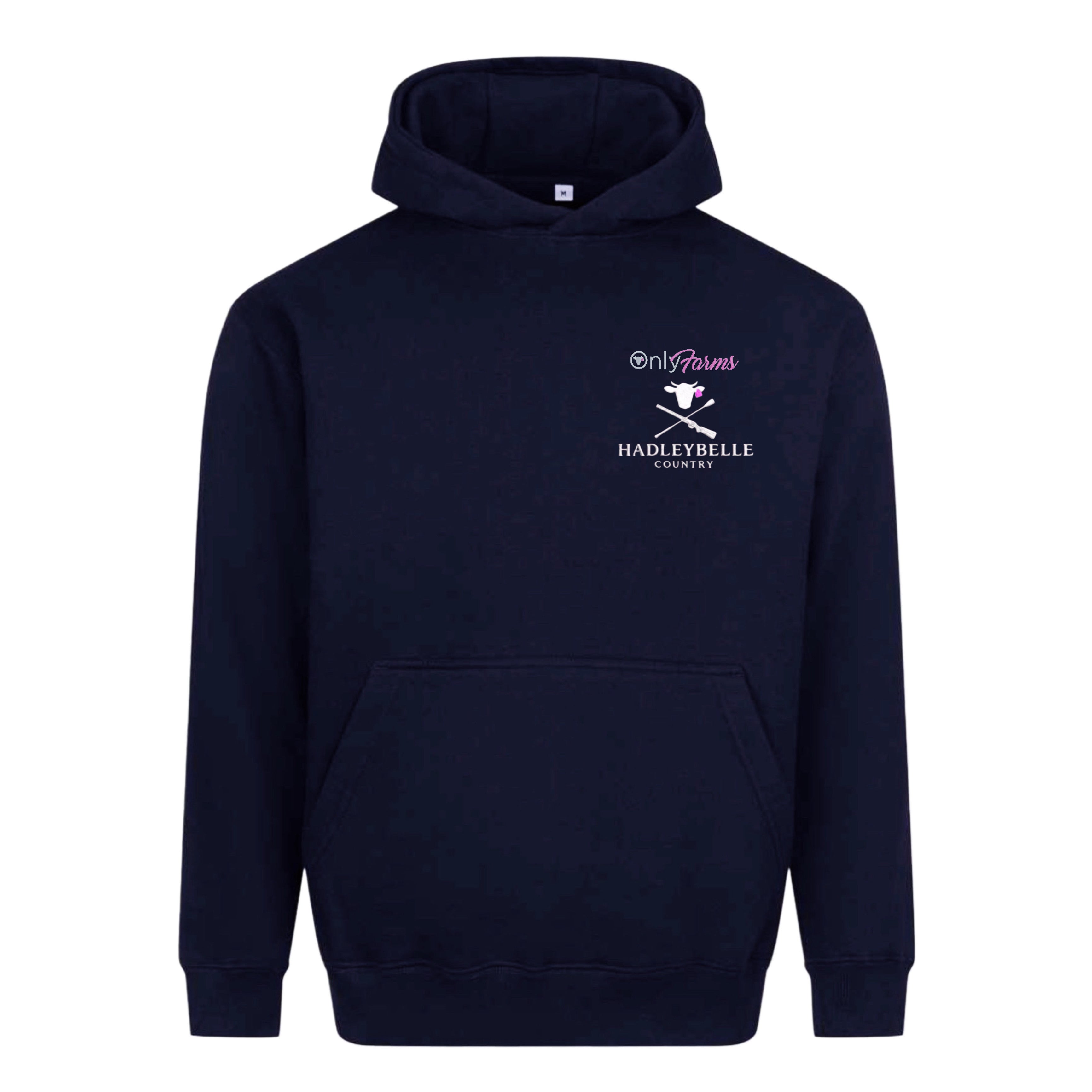 Only Farms basic navy hoodie