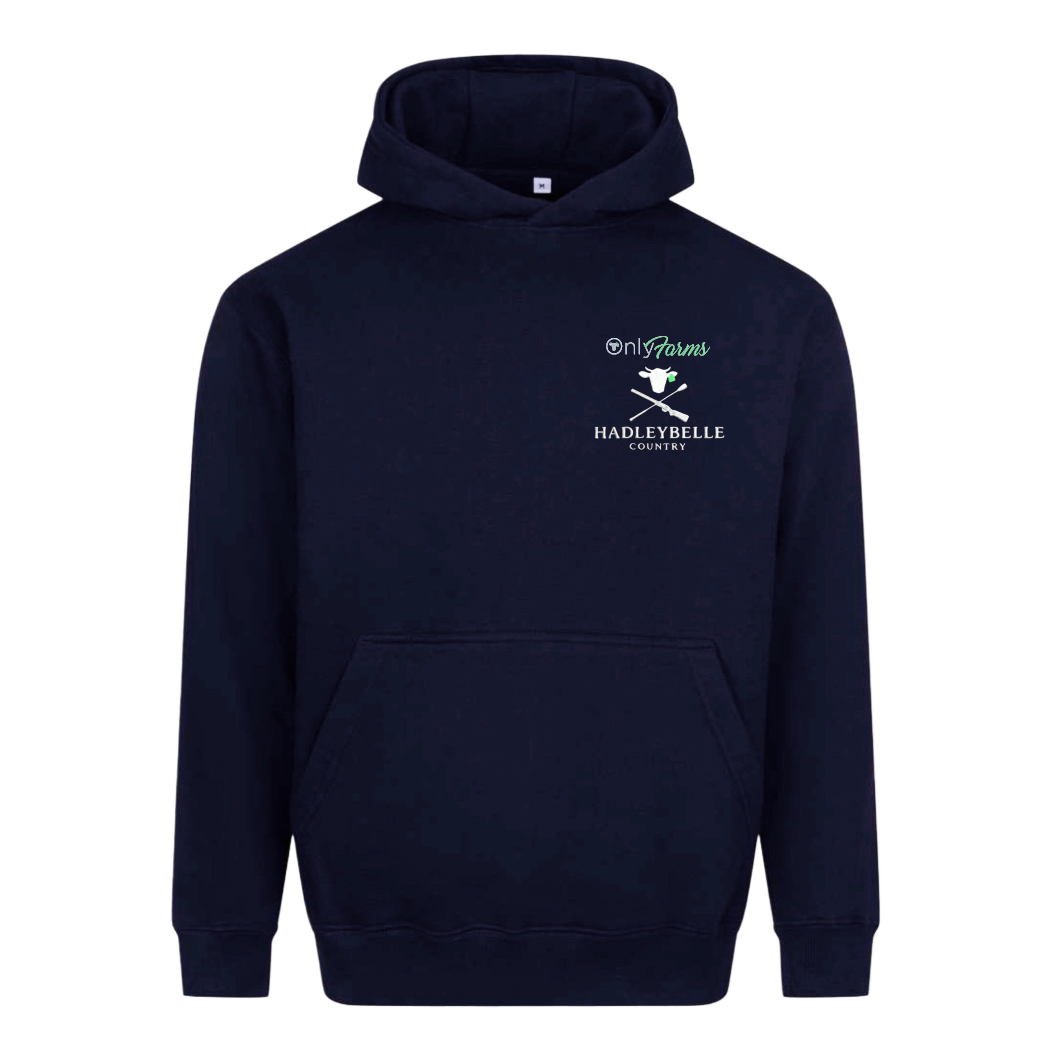Only Farms basic navy hoodie