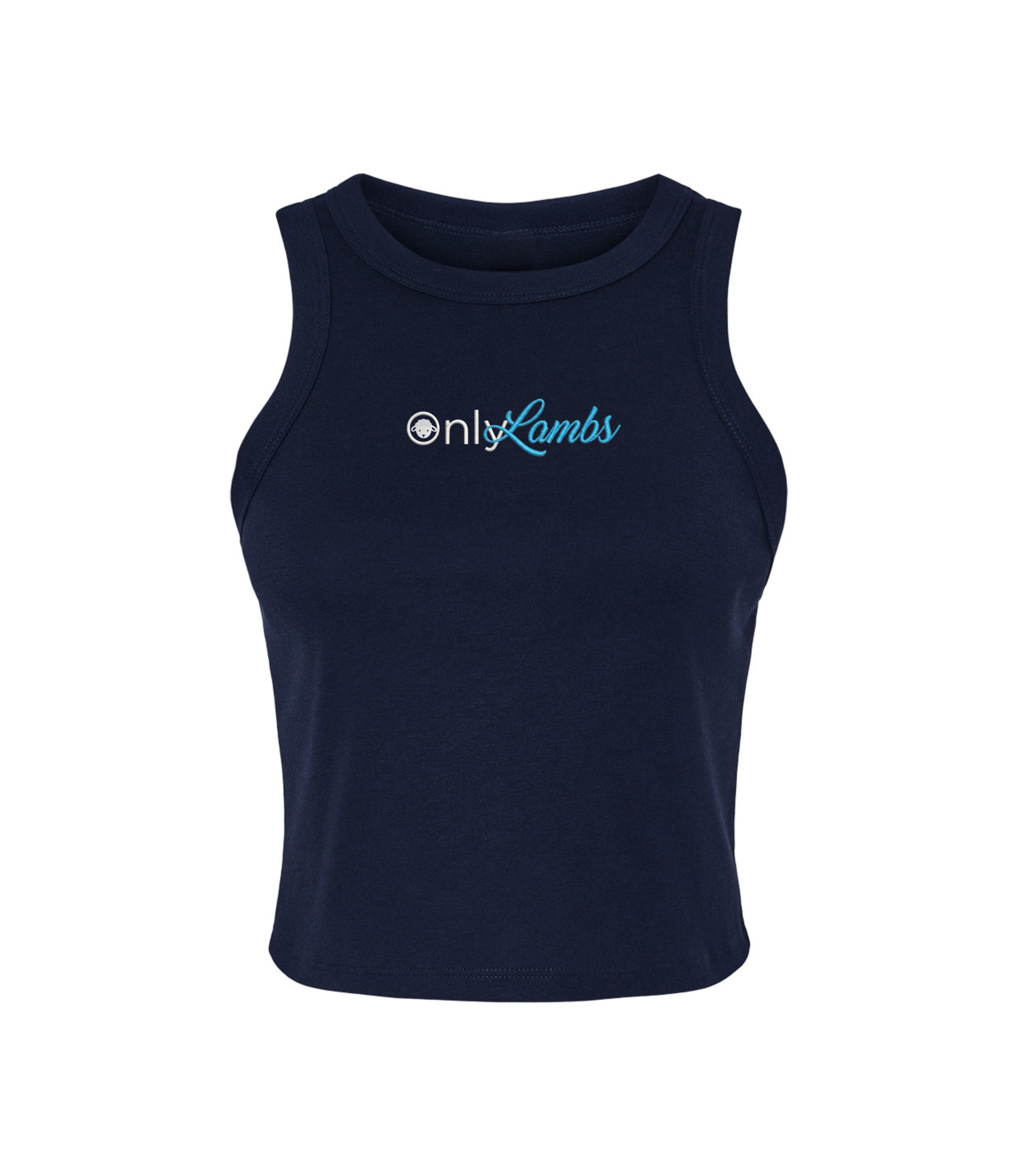 Only Lambs  - navy racer back vest