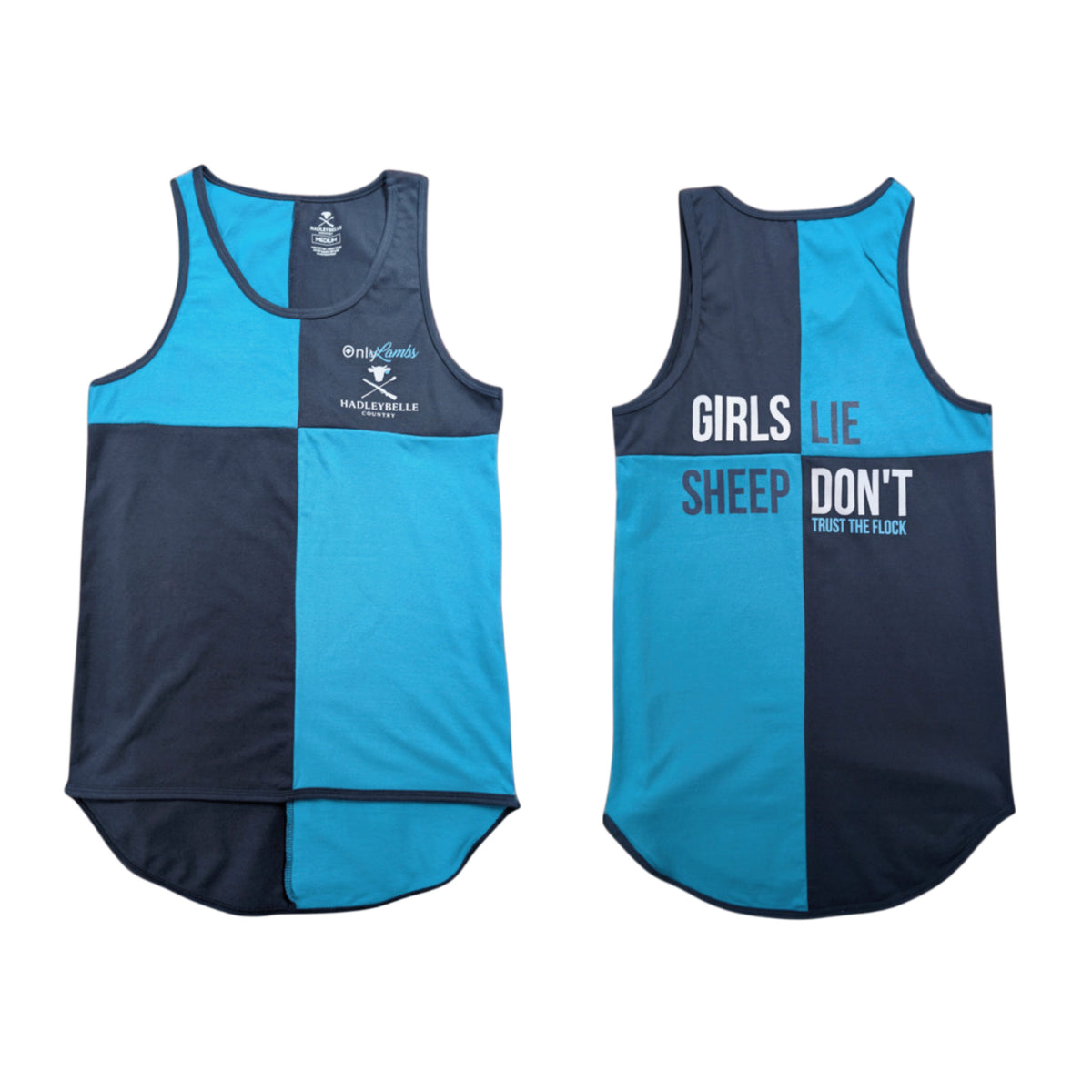 Girls lie sheep don’t - long tailed singlet